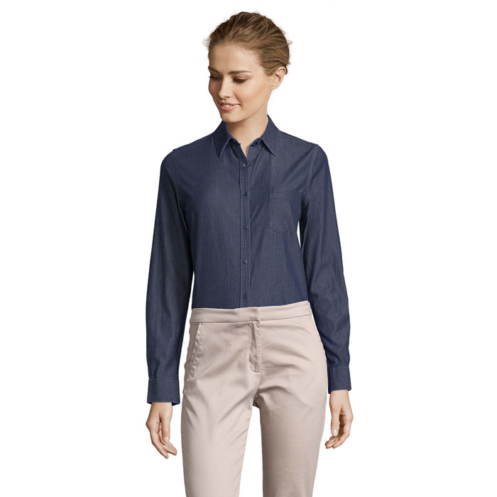 Barry Women Denim Shirt