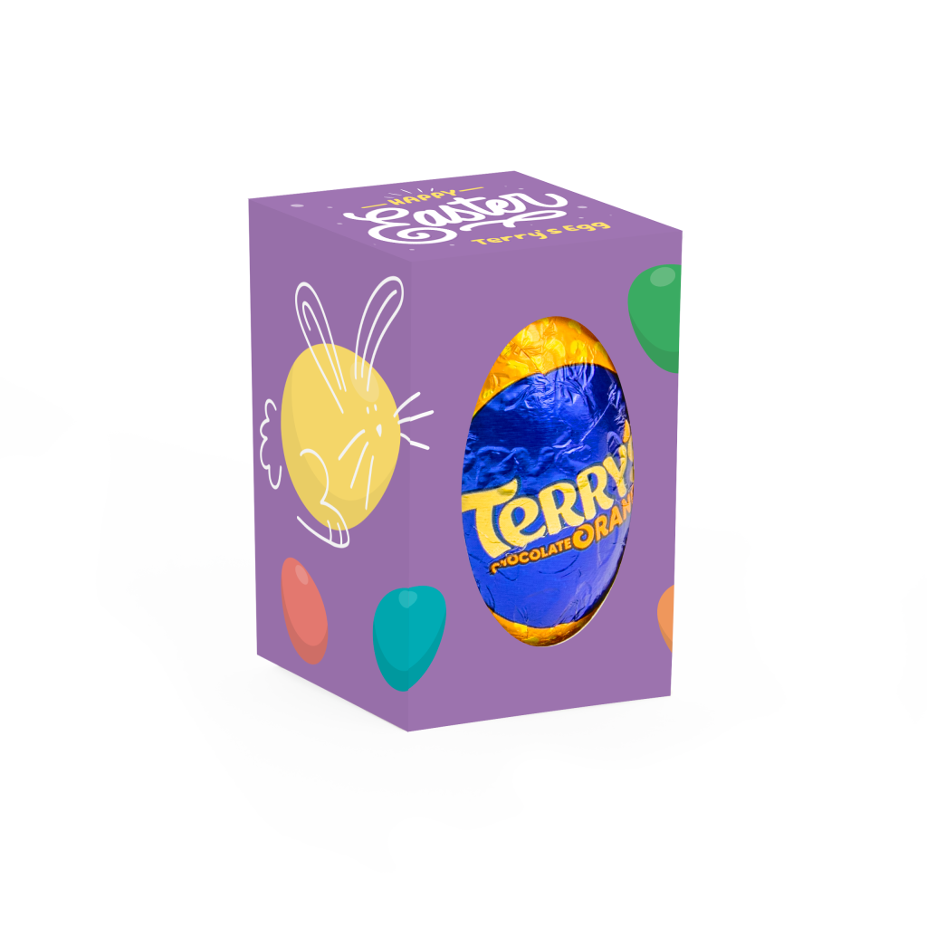 Easter - Eco Mini Egg Box - Terry's Chocolate Orange Egg