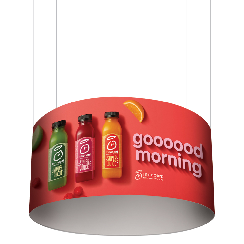 Soft Touch Circular Hanging Banner