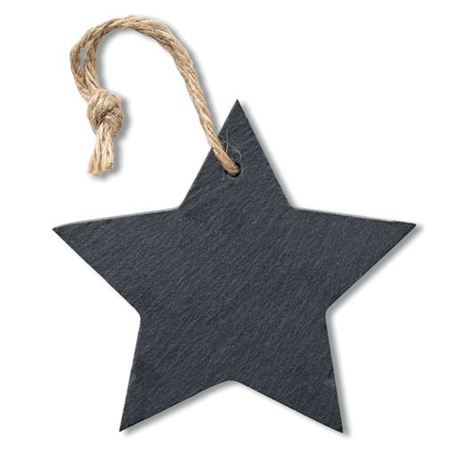 [CX1434-03] Slate Xmas Hanger Star