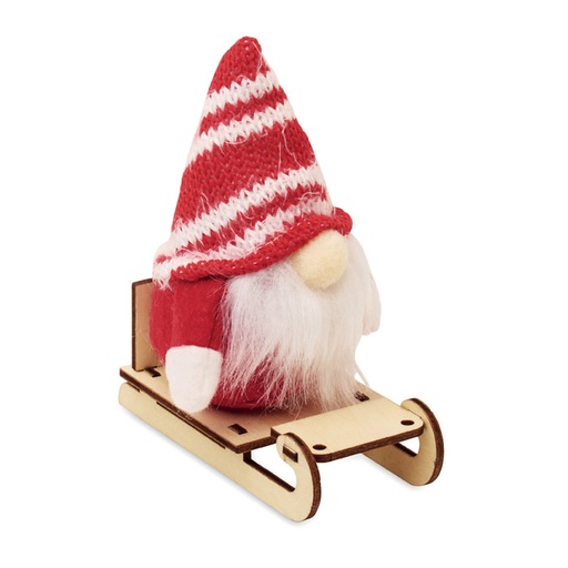 Gnome On Wooden Sleigh
