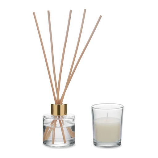 [CX1590-13] Vanilla Diffuser & Candle Set