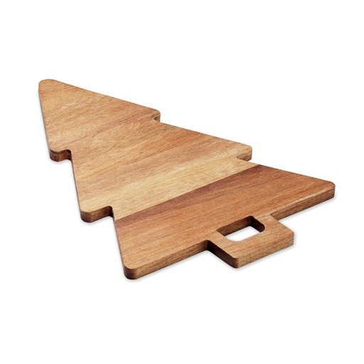 [CX1593-40] Acacia Serving Board Xmas Tree