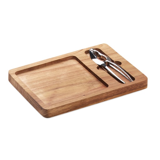 [MO2627-40] Acacia Nut Cracker Set