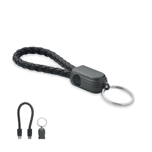 [MO2647-03] Key Ring Loop Cable Type-C
