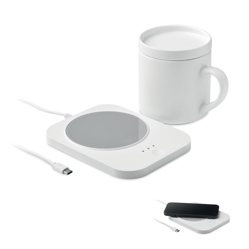 [MO2726-06] Wireless Charger Mug Warmer Set