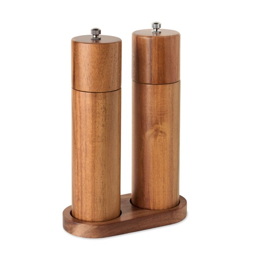 [MO3120-40] Acacia Salt & Pepper Grinders