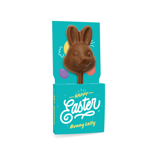 [100779] Easter - Eco Lolly Box - Milk Chocolate³ - Bunny Lolly