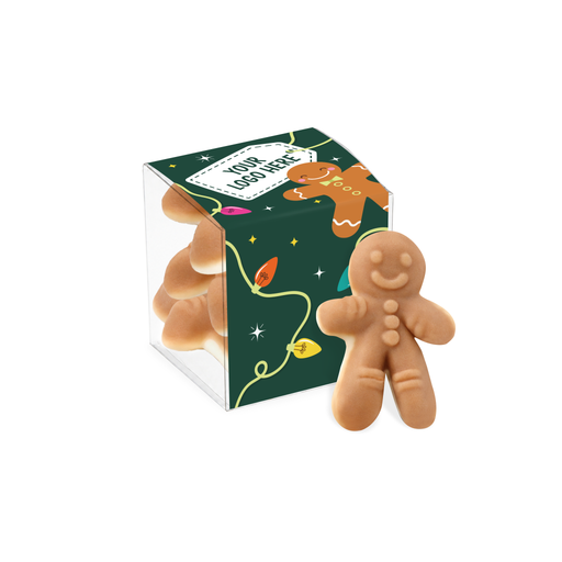 [100978] Winter Collection - Clear Cube - Gingerbread Men