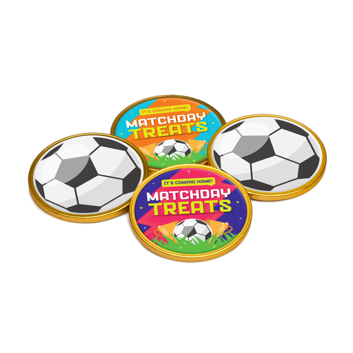 [104291-MATCHDAY] Matchday Treats - Chocolate Medallion - 75mm