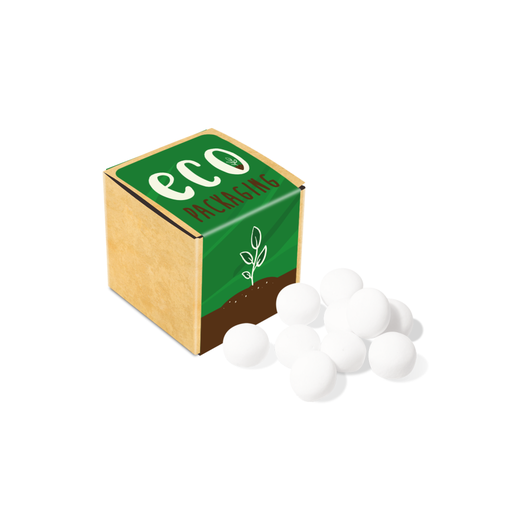 [107095] Eco Kraft Cube - Mint Imperials