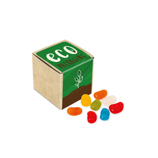 [107127] Eco Kraft Cube - Jolly Beans