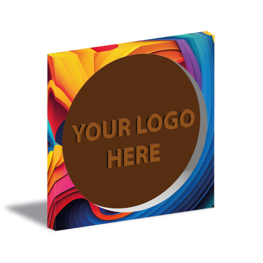 [109764] Eco Window Disc Box - Milk Chocolate Disc - 100mm