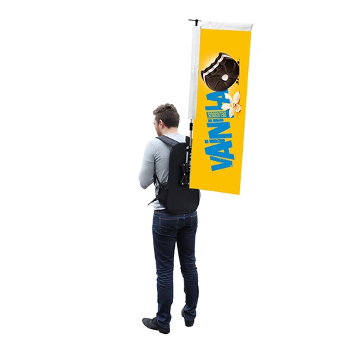 Rectangle Backpack Flags and Kit